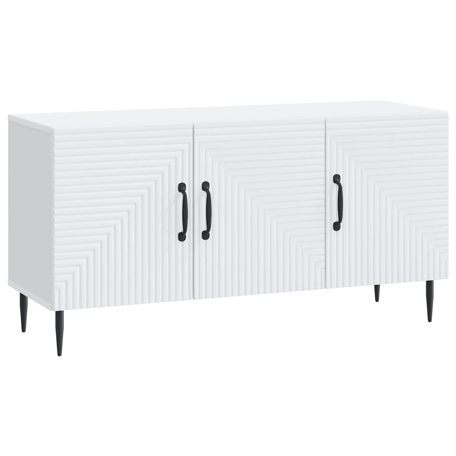 TV-skab Hvid 99 x 34,5 x 50 cm Konstrueret træ