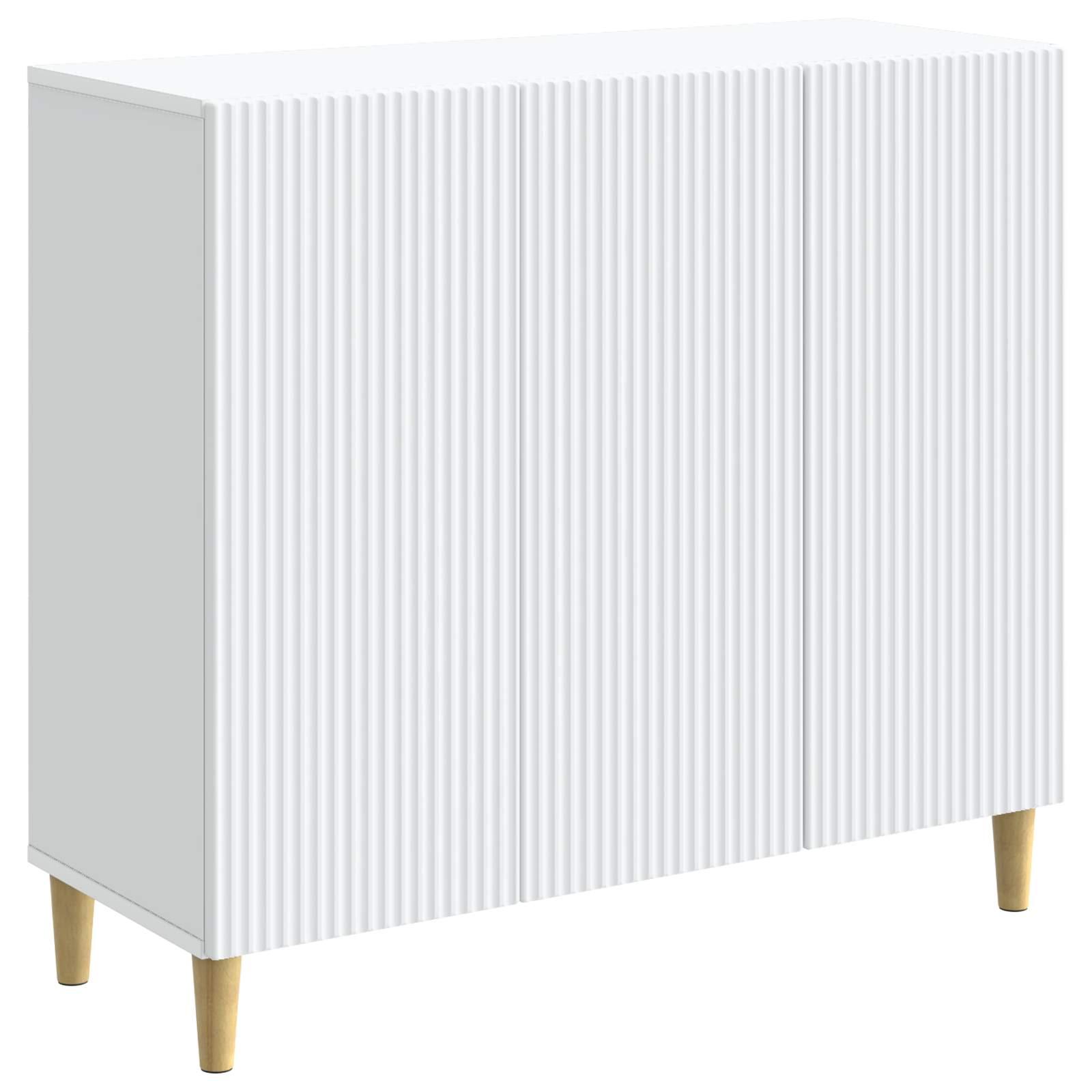 Sidebord Hvid 89 x 34,5 x 80 cm Konstrueret træ