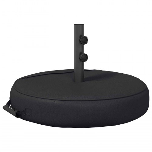Parasolfod 60 x 60 cm - stål, sort