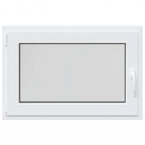 Kældervindue RISOR 90 x 70 cm PVC og glas Hvid