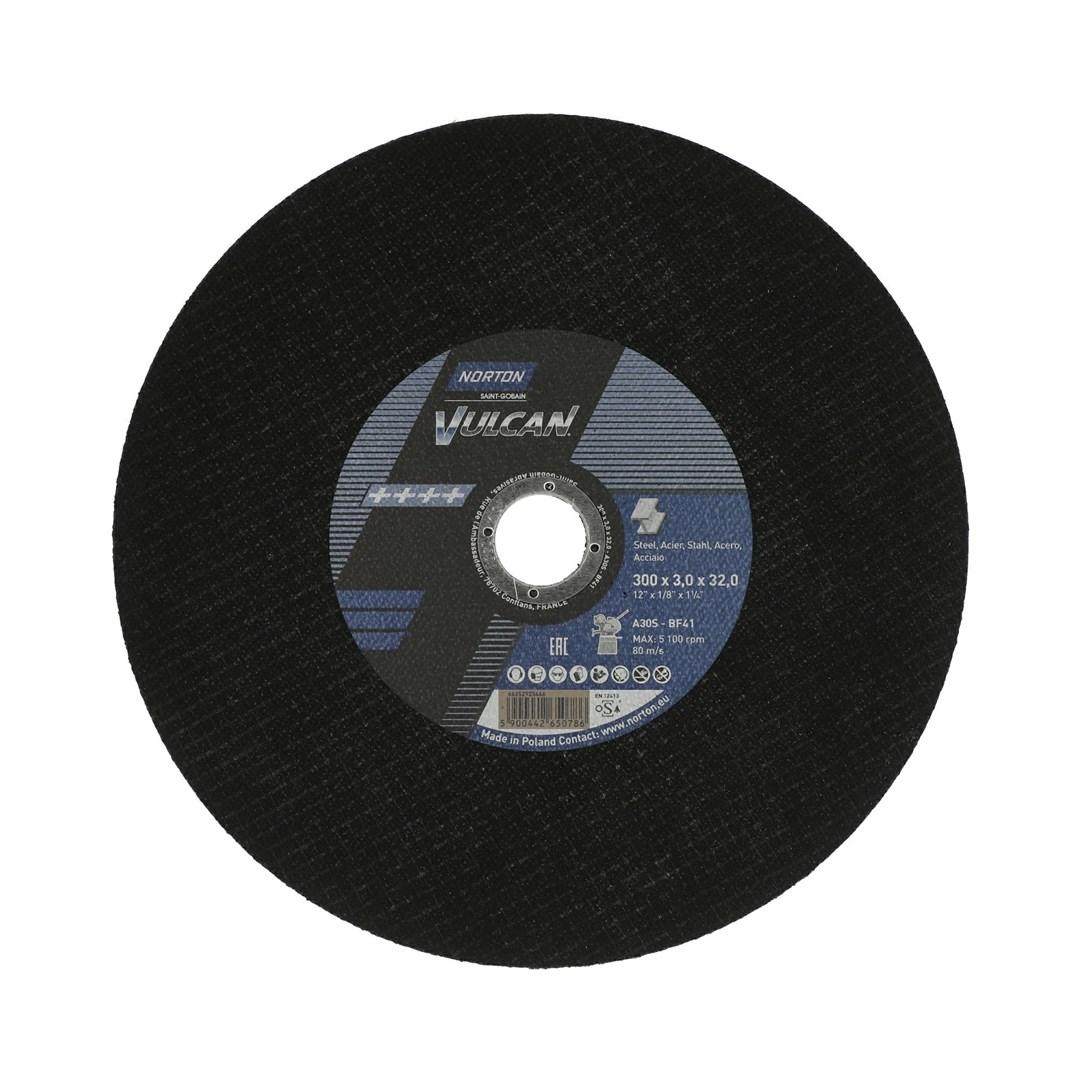 Norton Vulcan afskæringsskive 300 × 3,0 × 32 mm til metal - 10 stk. + 1 gratis