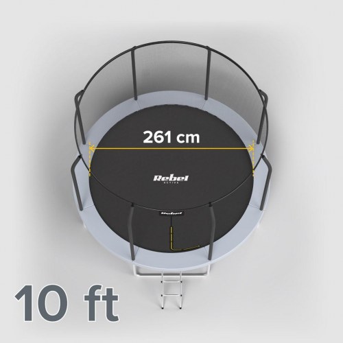 Rebel Active Trampoline Pro 10 ft / 305 cm - fitness trampolin med net
