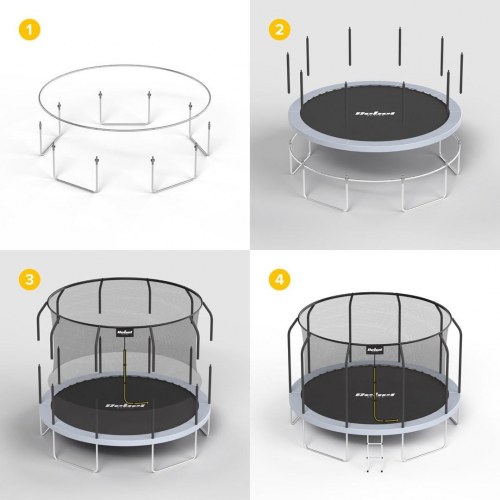 Rebel Active Trampoline Pro 10 ft / 305 cm - fitness trampolin med net
