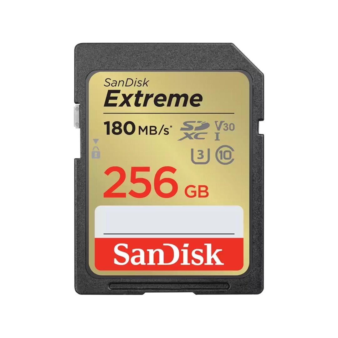 SanDisk Extreme SDXC UHS-I 256 GB - Class 10 U3 V30 hukommelseskort billede