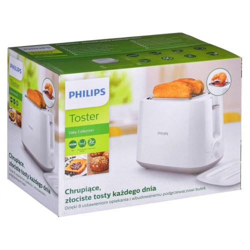 Brødrister Philips Daily Collection HD2582/00 - hvid
