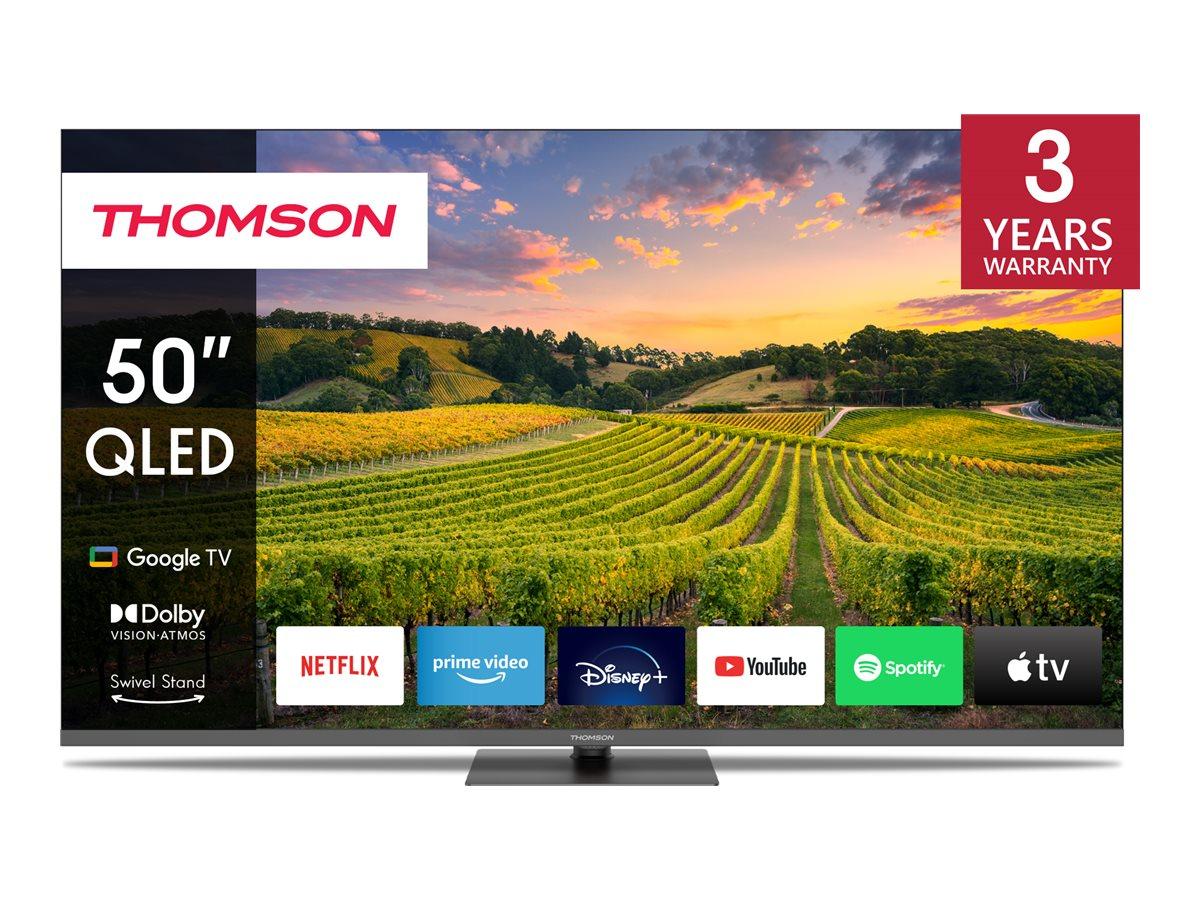 Thomson 50QG5C14 50" QLED 4K UHD Smart TV - mørkegrå