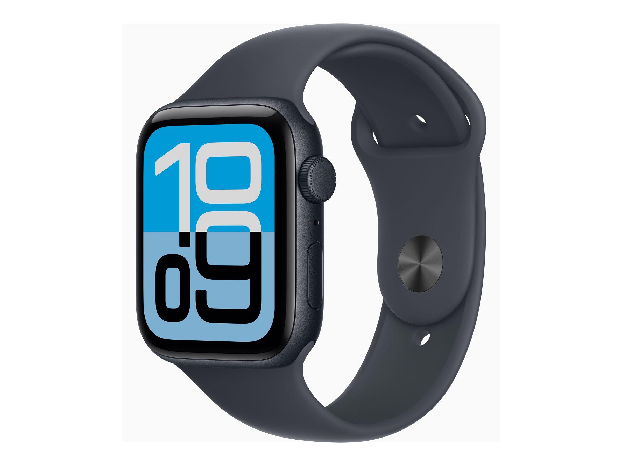 Apple Watch SE (3. gen) GPS 44 mm - Midnat med sportsbånd billede