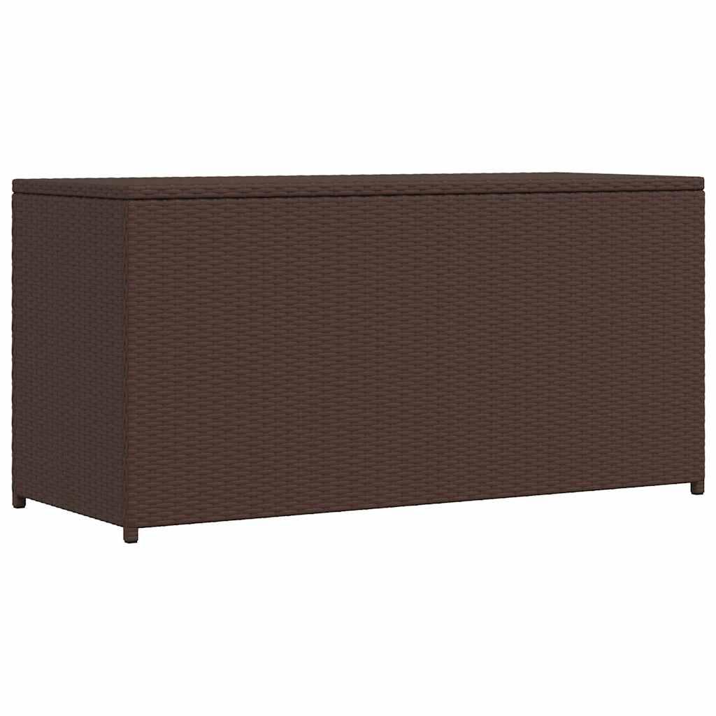 Udendørs Opbevaringkasse 120X50X60 Cm Polyrattan - Brun