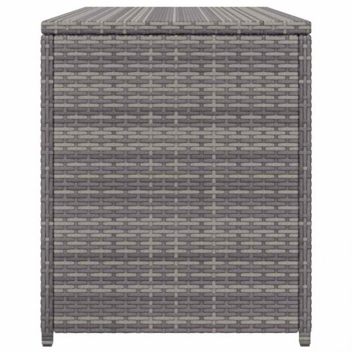 Haveopbevaringskasse 120×50×60 cm i polyrattan - grå