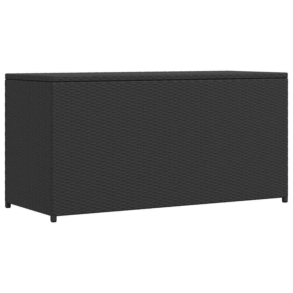 Udendørs Opbevaringkasse 120X50X60 Cm Polyrattan - Sort