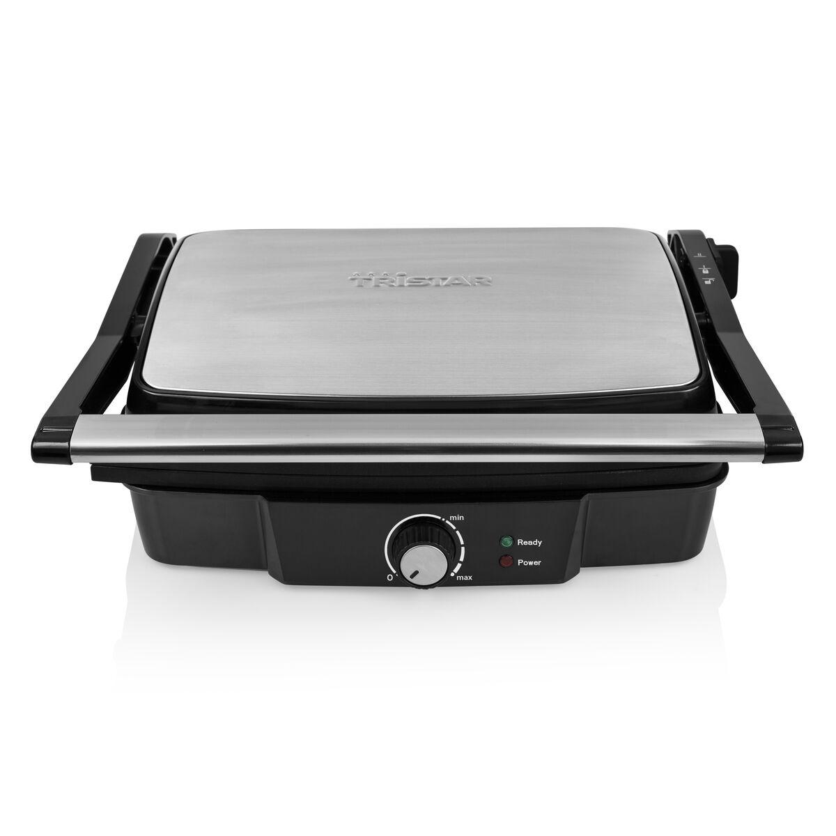 Tristar GR-2853 kontaktgrill - sort/rustfrit stål, 2000 W (OUTLET B) billede