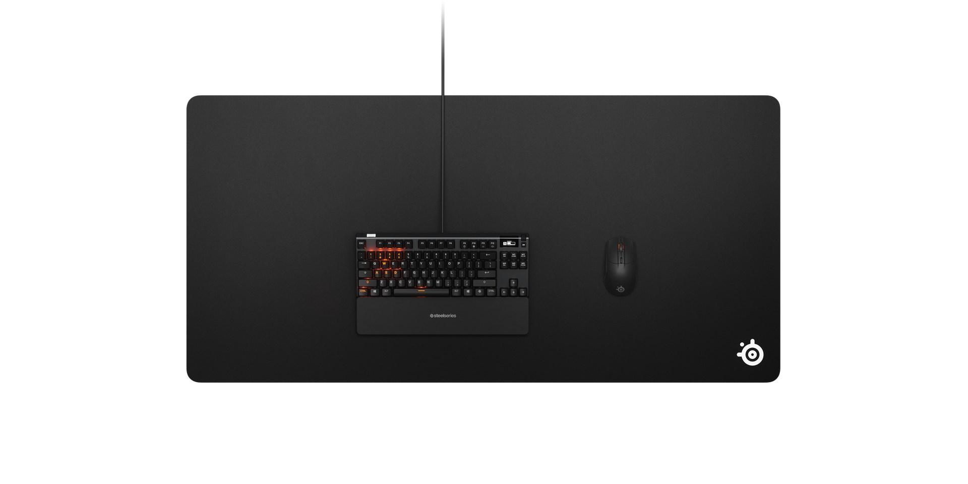 SteelSeries QcK XXL/XXXL gaming-musemåtte - Sort 122 × 59 cm billede