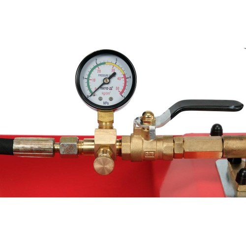 YATO YT-24801 håndbetjent trykprøvepumpe - 7 l, 50 bar