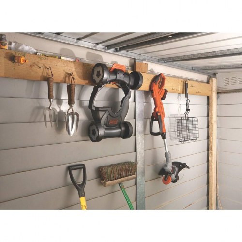 Black & Decker STC1820CM-QW 18V 2-i-1 græstrimmer og buskrydder - batteri, sort/orange/sølv