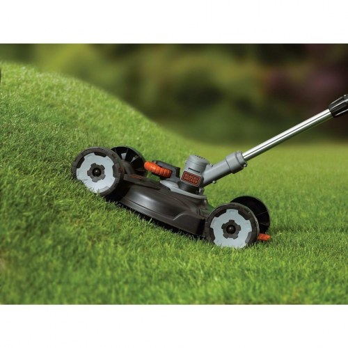 Black & Decker STC1820CM-QW 18V 2-i-1 græstrimmer og buskrydder - batteri, sort/orange/sølv