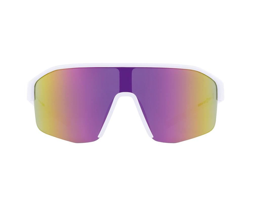 Red Bull SPECT Dundee cykelbriller - unisex, semi-rimless, hvid