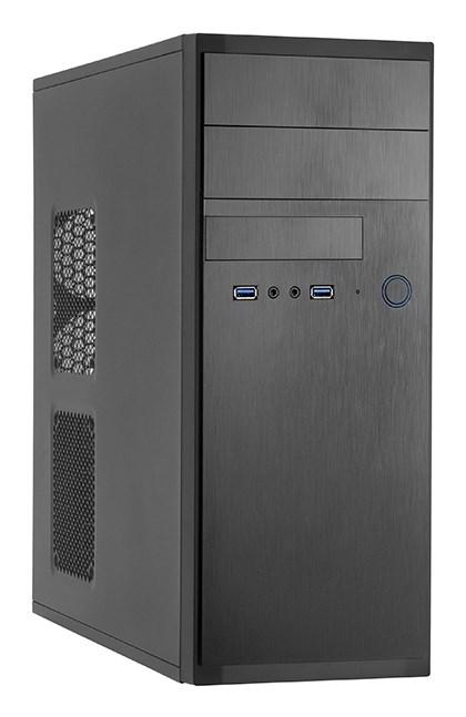 Chieftec HQ-01B-OP midi tower pc-kabinet - sort billede
