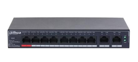Dahua SG4010P netværksswitch - kompakt PoE switch med 10 porte