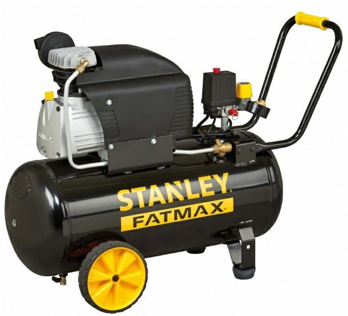 Stanley FatMax oliesmurt kompressor 50 l - sort pumpe D-251, 2,5 hk, 10 bar