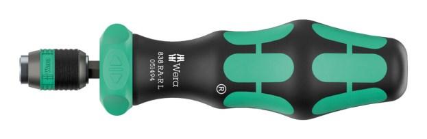 Wera skruetrækkerhåndtag med bitholder 1/4" - 140 mm