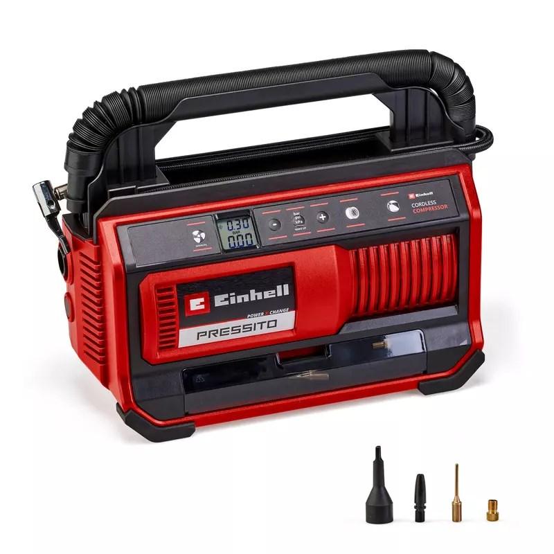 Einhell PRESSITO 18/25 - 18 V batterikompressor med manometer billede