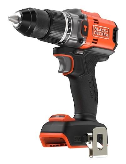 Black+Decker BLD683XN-XJ 18V kulfri bore-/skruemaskine med slag - 1.800 o/min, sort/orange