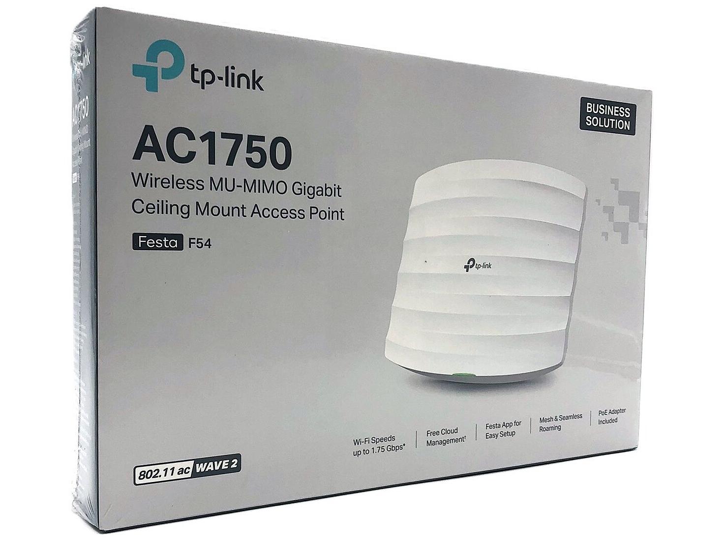 TP-Link Festa F54 AC1750 access point - Wi‑Fi 5, loft/væg, hvid