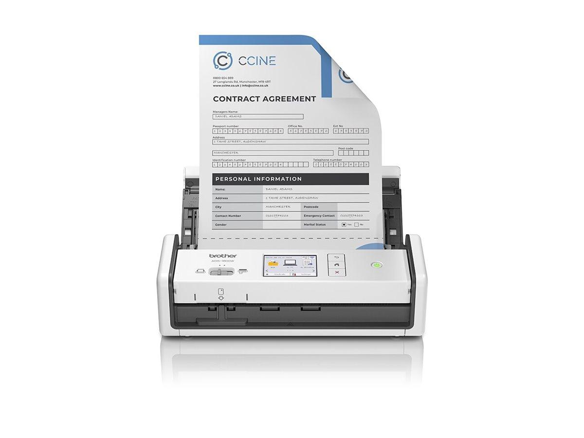 Brother ADS-1800W dokumentscanner - trådløs, duplex, A4 billede