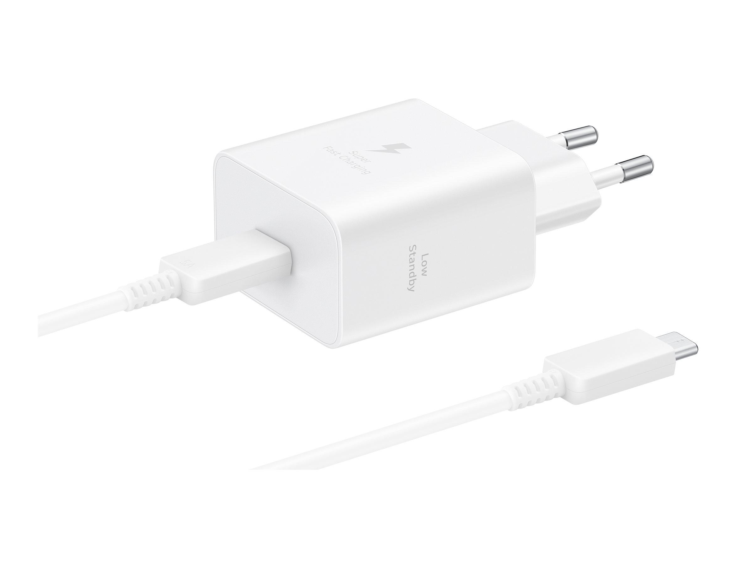 Samsung EP-T4511 hurtigoplader 45 W USB-C - hvid billede