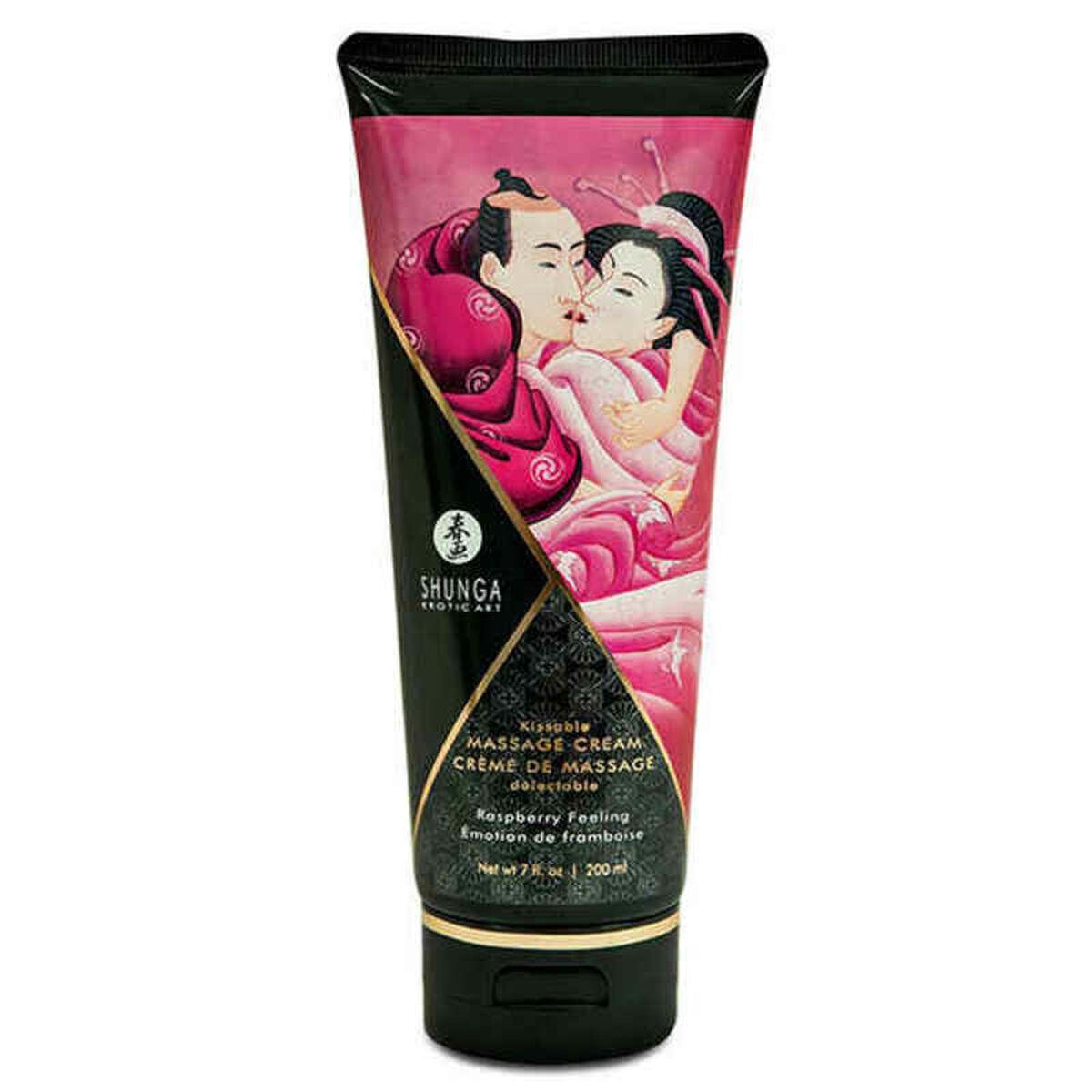 Shunga massagecreme - Raspberry Feeling, 200 ml