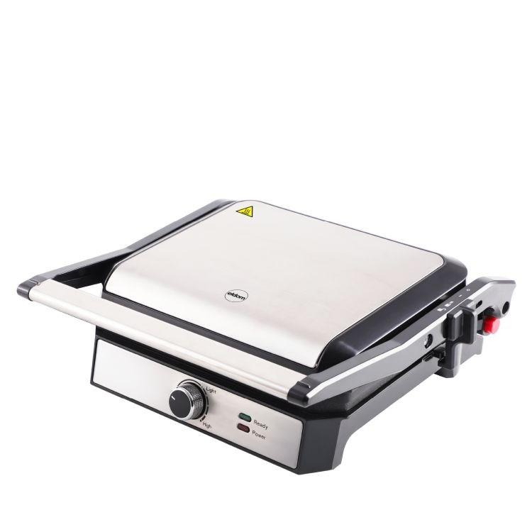 ELDOM GK200 kontaktgrill - elgrill i rustfrit stål, 2.000 W