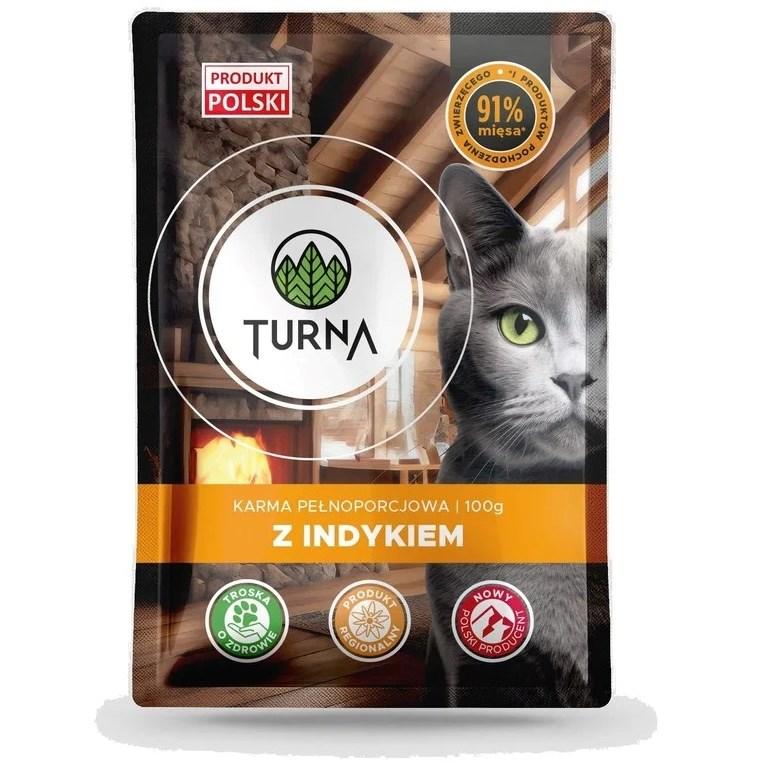 TURNA vådfoder til kat med kalkun - 100 g