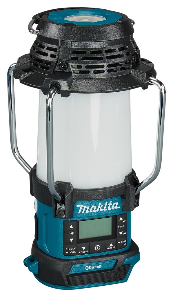 Makita DMR057 campinglampe med radio og Bluetooth højttaler