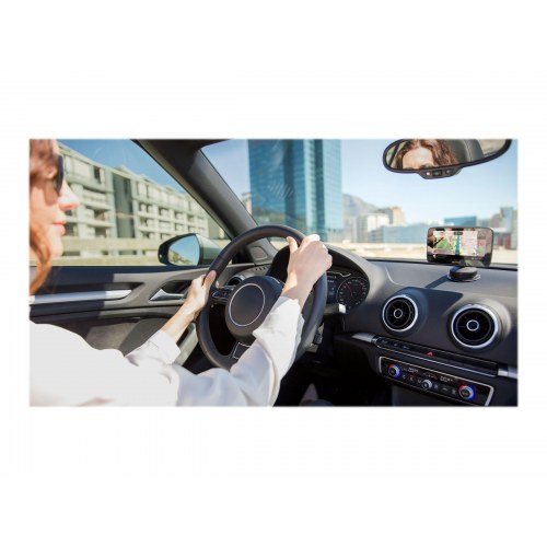 TomTom bilholder med oplader - til GO 520/5200/6200 - Sort