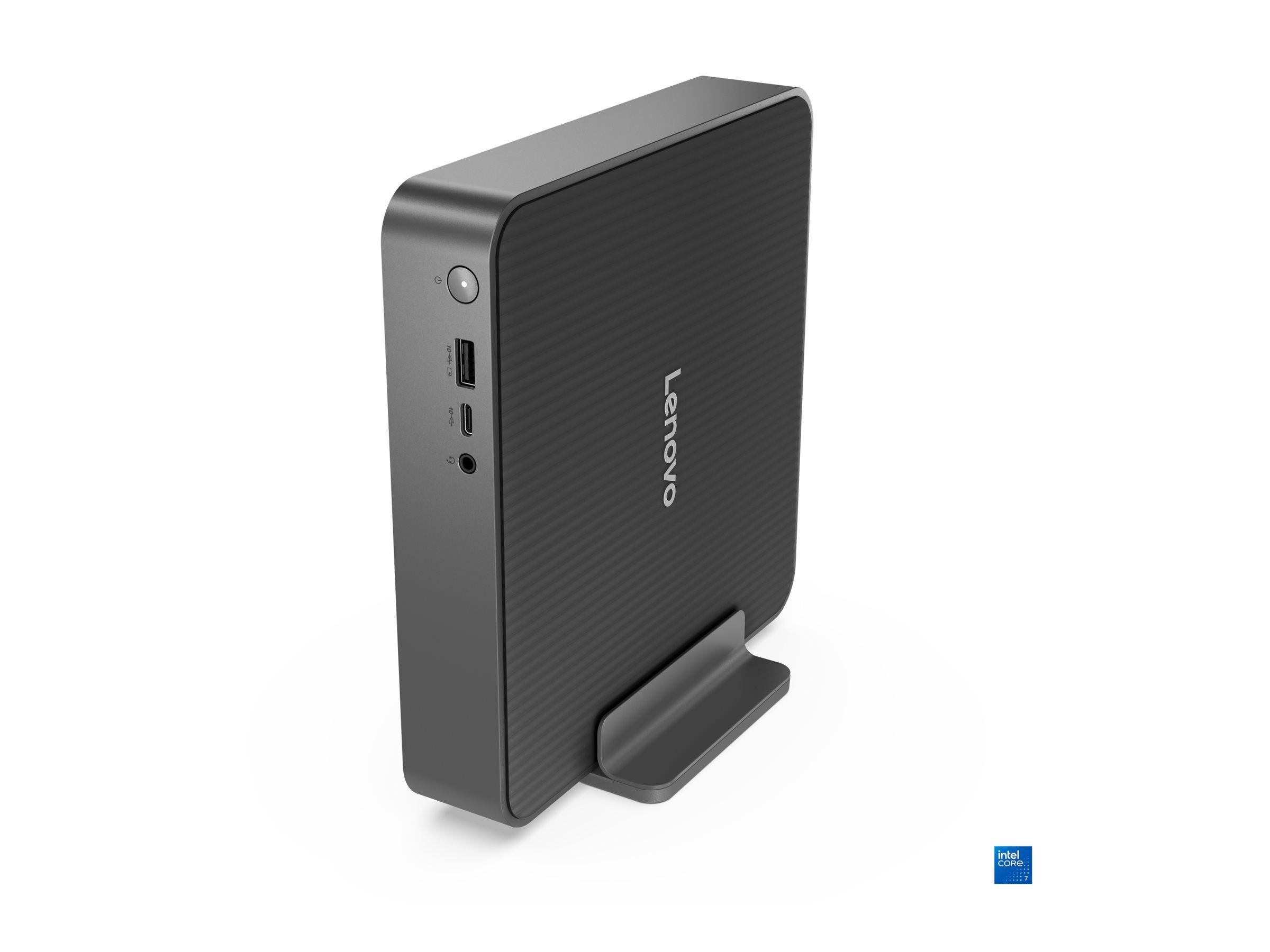 Lenovo IdeaCentre Mini 01IRH10R - Core 5 210H, 16 GB RAM, 512 GB SSD, Windows 11 Pro - luna-grå billede