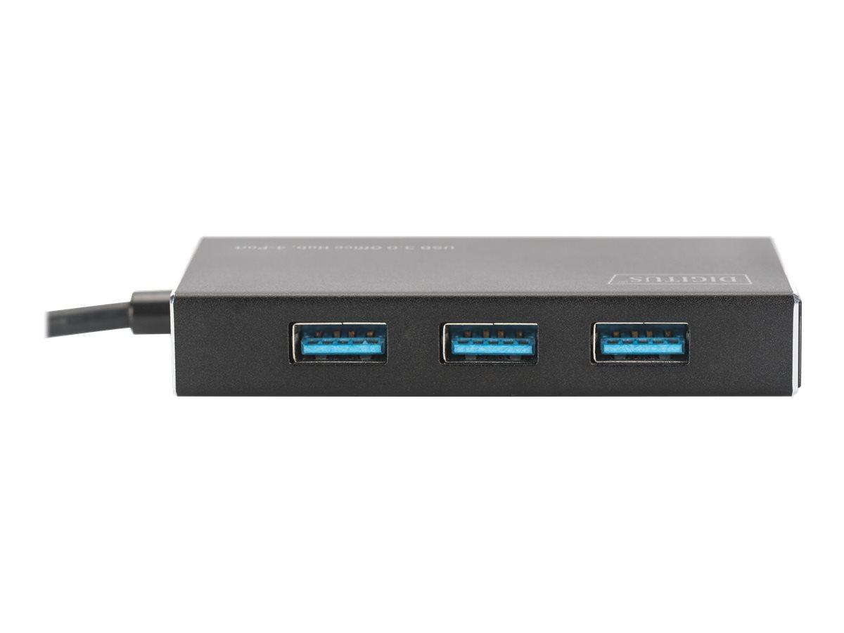 DIGITUS DA-70240-1 USB 3.0 Office Hub - 4 porte billede