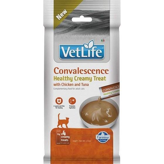 Farmina Vet Life kat - Convalescence cremet godbid med kylling og tun, 4×15 g