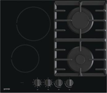 Gorenje GCE691BSC indbygningskogeplade 60 cm - sort kombi, 4 zoner