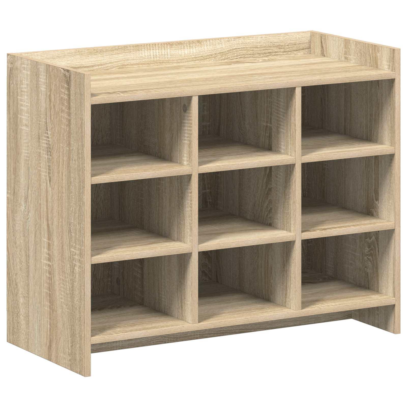 Skoskab i Sonoma-eg 85 × 39,5 × 70 cm - konstrueret træ