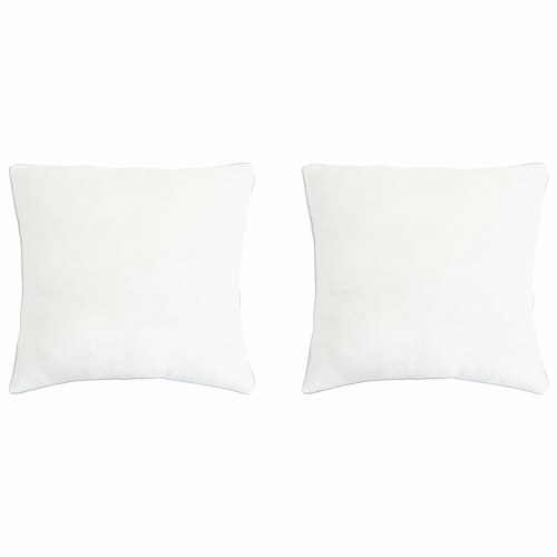 Hovedpuder 2 stk - 80 × 80 cm bambusfiber, hvid