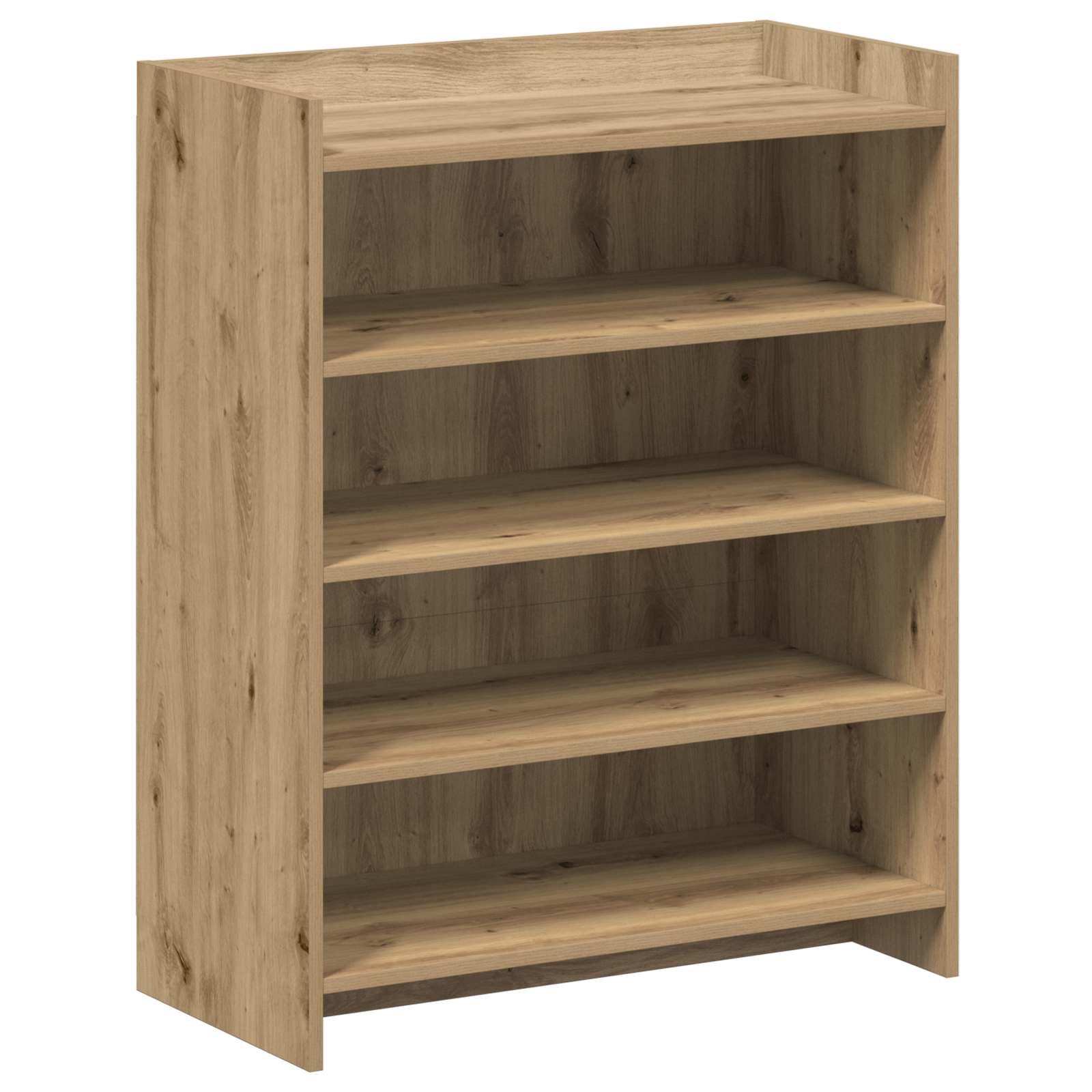 Skoskab i artisan-eg - konstrueret træ, 73,5 × 36 × 92 cm