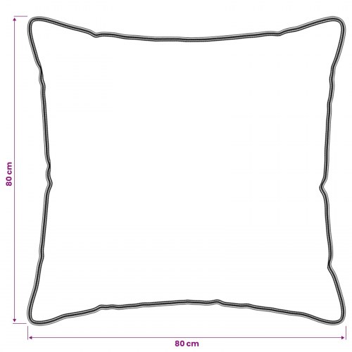 Hovedpude Hvid 80 x 80 cm Bambusfiber