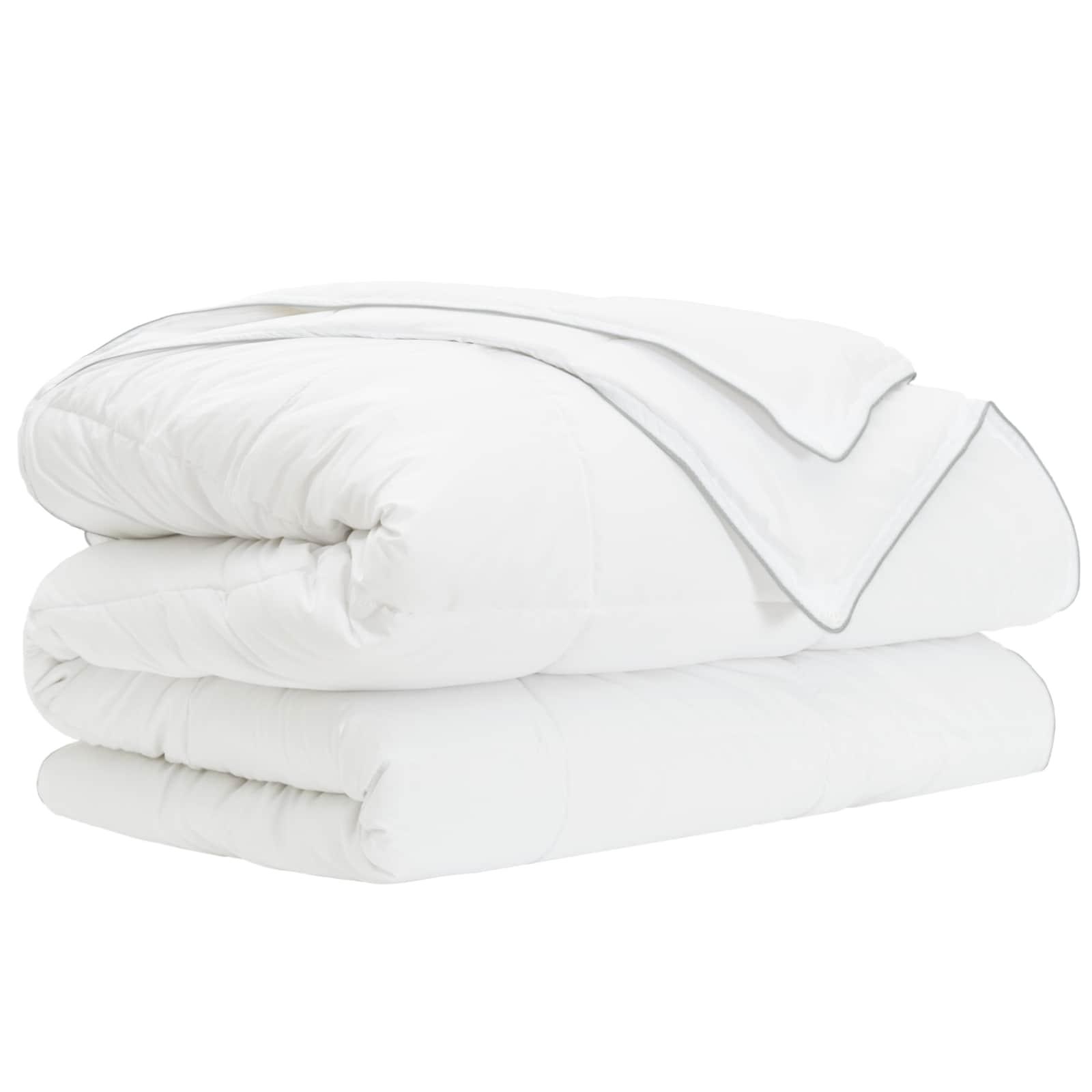 Helårs dyne - bambusfiber 20%/polyester 80%, hvid 260 × 220 cm
