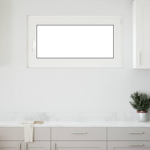 Kældervindue RISOR 110 x 70 cm PVC og glas Antracit