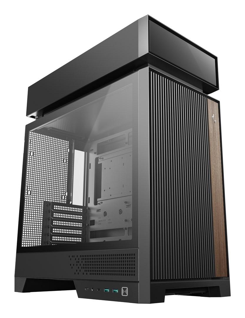 DeepCool CL660 Black - miditower PC kabinet med glas og USB-C billede