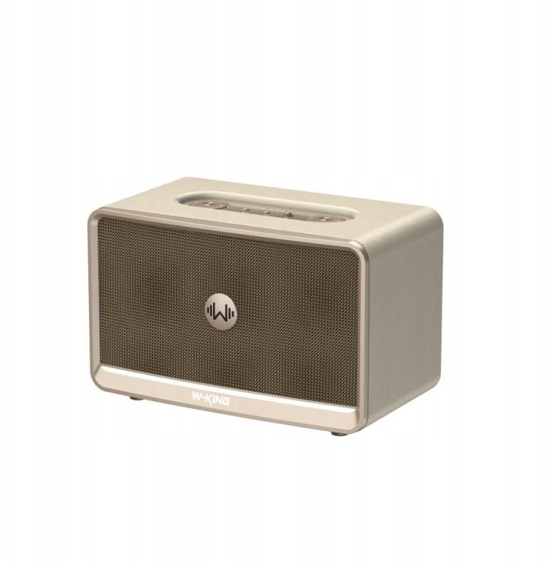 Glosnik W-KING Przenosny glosnik bezprzewodowy W-King H330 kremowy