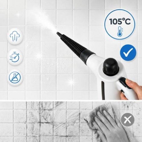 Hånddamprenser ProfiCare PC-DR 3145 - sort/hvid