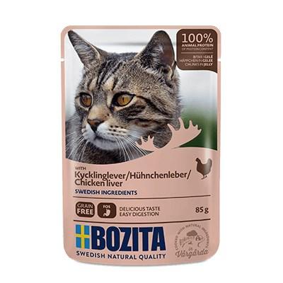 Bozita vådfoder til kat med kylling - 85 g billede