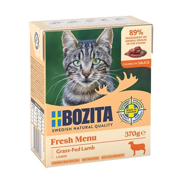 BOZITA Fresh Menu - Lam i sauce, vådfoder til kat - 370 g billede