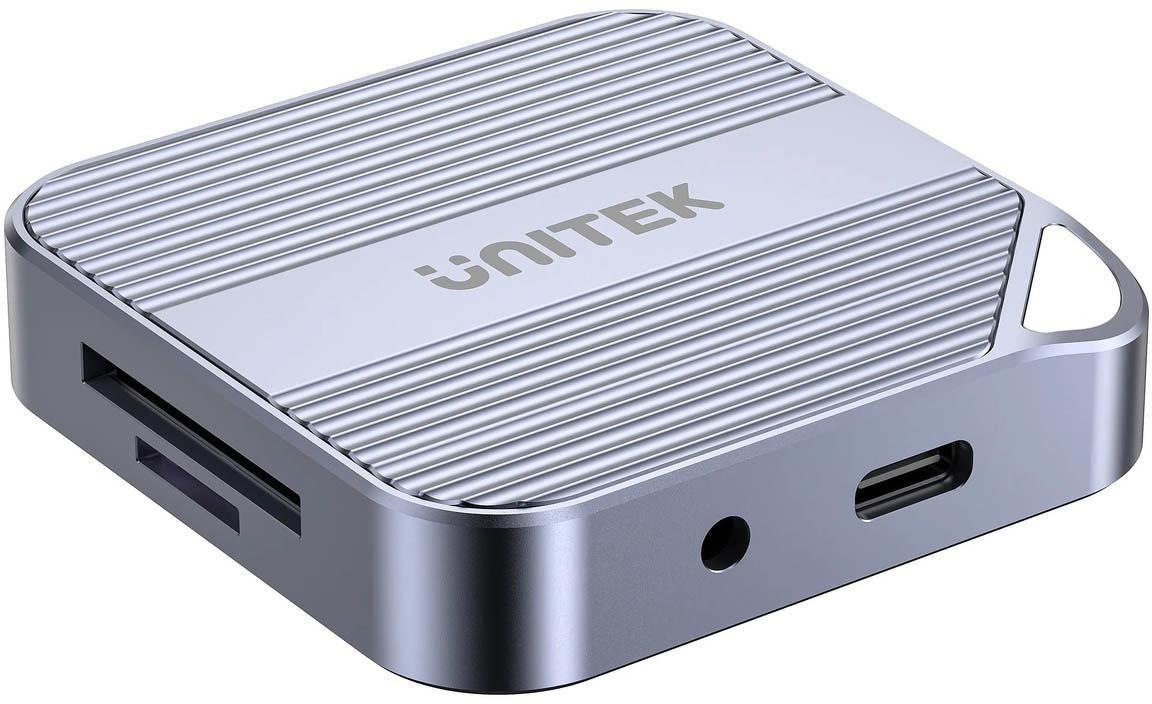 UNITEK S1244CGY01 kortlæser til SD og microSD - MagSafe-kompatibelt design